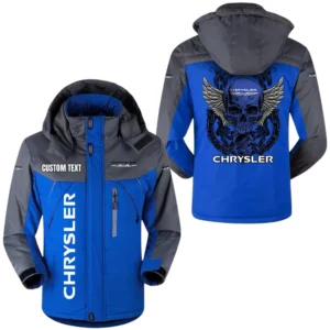 Chrysler Jacket Exclusive Logo Windproof Waterproof Jacket Detachable Hood Velvet-Lined Warm Durable, Custom Name TN180225Y11WJVCT1CHR