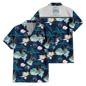Citroen Hawaiian Shirt For Men Women Kids, Island Paradise Pattern All-over Print, Custom Name HIDI210225Y7HWLS2CIT