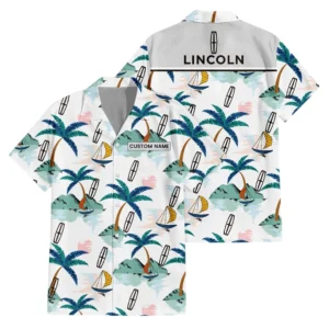 Lincoln Motor Exclusive Logo Hawaiian Shirt Tropical Landscape Pattern All-over Print For Men Women Kids, Custom Name HIDI200225Y7HWLS2LIN