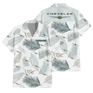 Chrysler Exclusive Logo Hawaiian Shirt Tropical Leaves Seamless Pattern All-over Print For Men Women Kids, Custom Name HIHI170125Y7HWLS1CHR