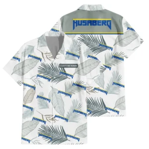 Husaberg Exclusive Logo Hawaiian Shirt Tropical Leaves Seamless Pattern All-over Print For Men Women Kids, Custom Name HIHI170225Y7HWLS1HUS