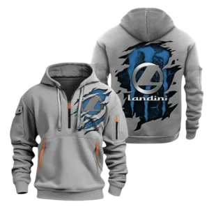 Landini Half Zip Hoodie, Sport Hooded Multi-Pocket HG120325Y25QZ2HCT2LAN