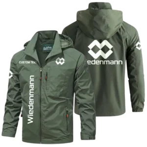 Wiedenmann Windbreaker Jacket Hooded Detachable, Outdoor Windproof Running Jacket, Custom Text HIHI070325Y28WJ86WDM