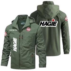 Hagie Windbreaker Jacket Hooded Detachable, Outdoor Windproof Running Jacket, Custom Text HIHI120325Y28WJ86HAG