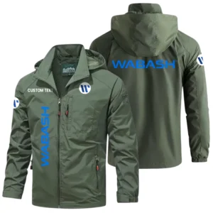 Wabash Exclusive Logo Windbreaker Jacket Hooded Detachable, Outdoor Windproof Running Jacket, Custom Text HIHI130225Y28WJ86WAB