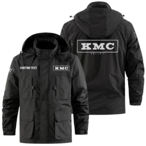 KMC Kelly Exclusive Logo Windbreaker Jacket Hooded Detachable, Outdoor Jacket Multi Pocket, Custom Name HIDI200325Y26WMPKMC