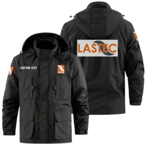 Lastec Mowers Exclusive Logo Windbreaker Jacket Hooded Detachable, Outdoor Jacket Multi Pocket, Custom Name HIDI200325Y26WMPLAM