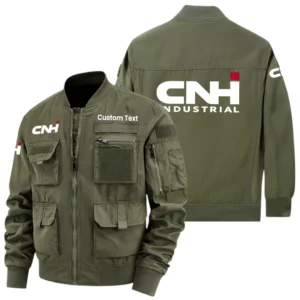 CNH Industrial Exclusive Logo Jacket x Baseball Collar Style Multiple Pockets Men’s Hiking Outdoor Jacket Custom Name HIHI200325Y40JCXCNI
