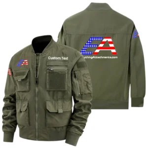 Everything Attachments Exclusive Logo Jacket x Baseball Collar Style Multiple Pockets Men’s Hiking Outdoor Jacket Custom Name HIHI200325Y40JCXEVA