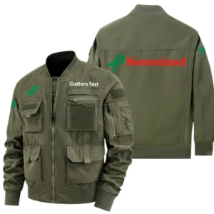 Kverneland Exclusive Logo Jacket x Baseball Collar Style Multiple Pockets Men’s Hiking Outdoor Jacket Custom Name HIHI200325Y40JCXKVE