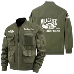 Millcreek Exclusive Logo Jacket x Baseball Collar Style Multiple Pockets Men’s Hiking Outdoor Jacket Custom Name HIHI200325Y40JCXMIM