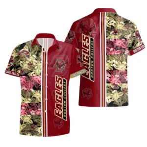 Boston College Eagles Hawaiian Aloha Shirt All Over Print, Custom Name TN260425Y7HWCT10NCBCE