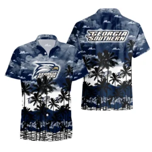Georgia Southern Eagles Hawaiian Aloha Shirt All Over Print, Custom Name For Men Women Kids TN260425Y7HWCT12NCGSE
