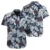Navy Tropical Flower 2