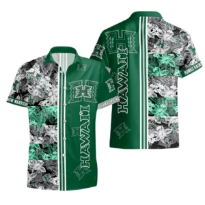 Hawaii Rainbow Warriors Hawaiian Aloha Shirt All Over Print, Custom Name For Men Women Kids TN260425Y7HWCT14NCHRW