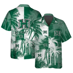 Hawaii Rainbow Warriors Hawaiian Aloha Shirt All Over Print, Custom Name For Men Women Kids TN260425Y7HWCT19NCHRW
