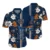 Navy Tropical Flower 2
