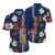 Navy Tropical Flower 2