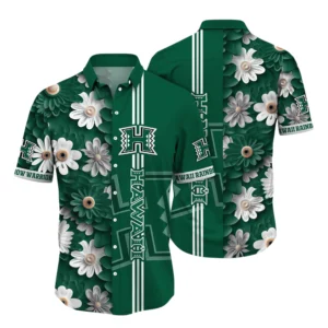 Hawaii Rainbow Warriors Hawaiian Aloha Shirt All Over Print, Custom Name For Men Women Kids TN260425Y7HWCT25NCHRW