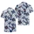 Navy Tropical Flower 2