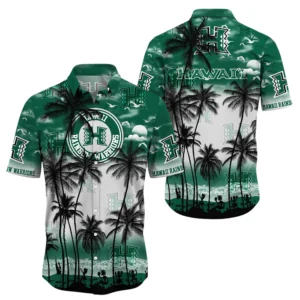Hawaii Rainbow Warriors Hawaiian Aloha Shirt All Over Print, Custom Name For Men Women Kids TN260425Y7HWCT28NCHRW