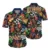 Navy Tropical Flower