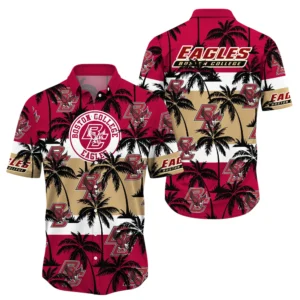 Boston College Eagles Hawaiian Aloha Shirt All Over Print, Custom Name TN260425Y7HWCT4NCBCE