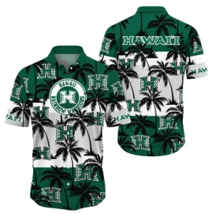 Hawaii Rainbow Warriors Hawaiian Aloha Shirt All Over Print, Custom Name For Men Women Kids TN260425Y7HWCT4NCHRW