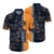 Navy Tropical Flower