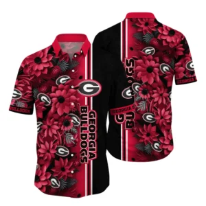 Georgia Bulldogs Hawaiian Aloha Shirt All Over Print, Custom Name For Men Women Kids TN260425Y7HWCT5NCUGA