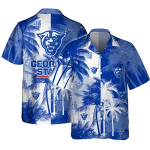 Georgia Southern Eagles Hawaiian Aloha Shirt All Over Print, Custom Name For Men Women Kids TN260425Y7HWCT7NCGSU