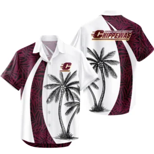 Central Michigan Chippewas Hawaiian Aloha Shirt All Over Print, Custom Name TN260425Y7HWCT8NCCMU