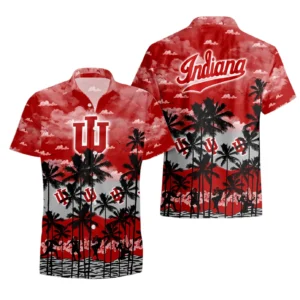 Indiana Hoosiers Hawaiian Aloha Shirt All Over Print, Custom Name For Men Women Kids TN260427Y7HWCT17NCIU