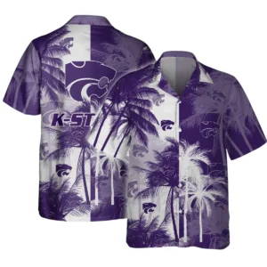 Kansas State Wildcats Hawaiian Aloha Shirt All Over Print, Custom Name For Men Women Kids TN260427Y7HWCT8NCKSU