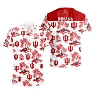 Indiana Hoosiers Hawaiian Aloha Shirt All Over Print, Custom Name For Men Women Kids TN270425Y7HWCT15NCIU