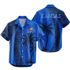 Kansas Jayhawks Hawaiian Aloha Shirt All Over Print, Custom Name For Men Women Kids TN260427Y7HWCT20NCKU