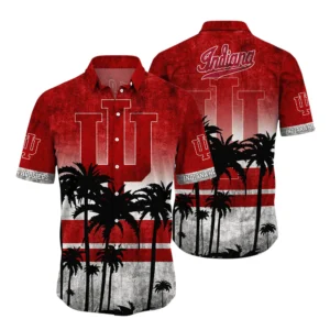 Indiana Hoosiers Hawaiian Aloha Shirt All Over Print, Custom Name For Men Women Kids TN270425Y7HWCT6NCIU