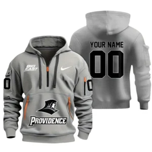 Providence Friars Half Zip Hoodie Sport Hooded Multi-Pockets Custom Name & Number TN060525Y25QZ2HCT1NCPF