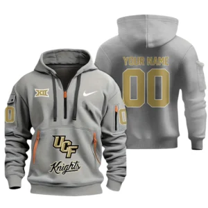 UCF Knights Half Zip Hoodie Sport Hooded Multi-Pockets Custom Name & Number TN060525Y25QZ2HCT1NCUCF