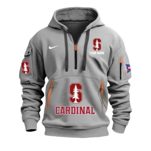 Stanford Cardinal Half Zip Hoodie Sport Hooded Multi-Pockets Custom Name & Number TN060525Y25QZ2HCT2NCSCA