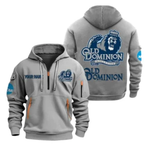Old Dominion Monarchs Half Zip Hoodie Sport Hooded Multi-Pockets Custom Name TN070525Y25QZ2HCT1NCODU