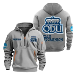 Old Dominion Monarchs Half Zip Hoodie Sport Hooded Multi-Pockets Custom Name TN070525Y25QZ2HCT2NCODU