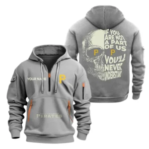 Pittsburgh Pirates Half Zip Hoodie Sport Hooded Multi-Pockets Custom Name TN120525Y25QZ2HCT1MBPIT