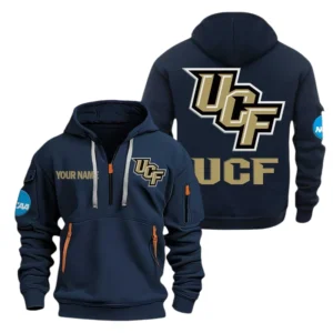 UCF Knights Half Zip Hoodie Sport Hooded Multi-Pockets Custom Name TN130525Y25QZ2HCT1NCUCF