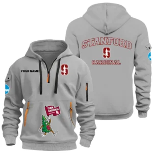 Stanford Cardinal Half Zip Hoodie Sport Hooded Multi-Pockets Custom Name HIDI300525Y25QZ2HNCSCA
