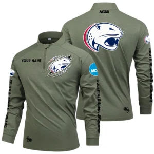 South Alabama Jaguars Long Sleeve Shirt, Stand Collar Quarter Zip-up Custom Name HIDI220525Y49LMT05NCSAJ