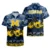 Navy Tropical Flower