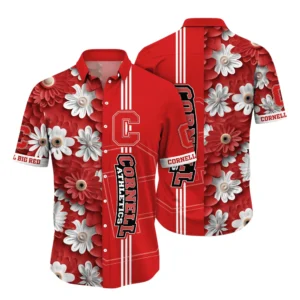 Cornell Big Red Hawaiian Shirt All Over Print, Custom Name TN260425Y7HWCT12NCCOR