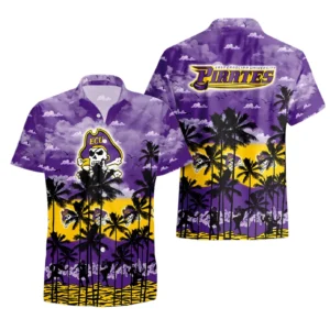 East Carolina Pirates Hawaiian Aloha Shirt All Over Print, Custom Name TN260425Y7HWCT1NCECU