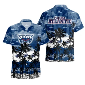 Florida Atlantic Owls Hawaiian Shirt All Over Print, Custom Name TN260425Y7HWCT3NCFAU